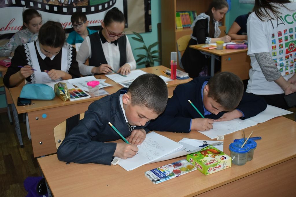 Кайбицкие дети приняли участие в создании мультика для «Татармультфильма»
