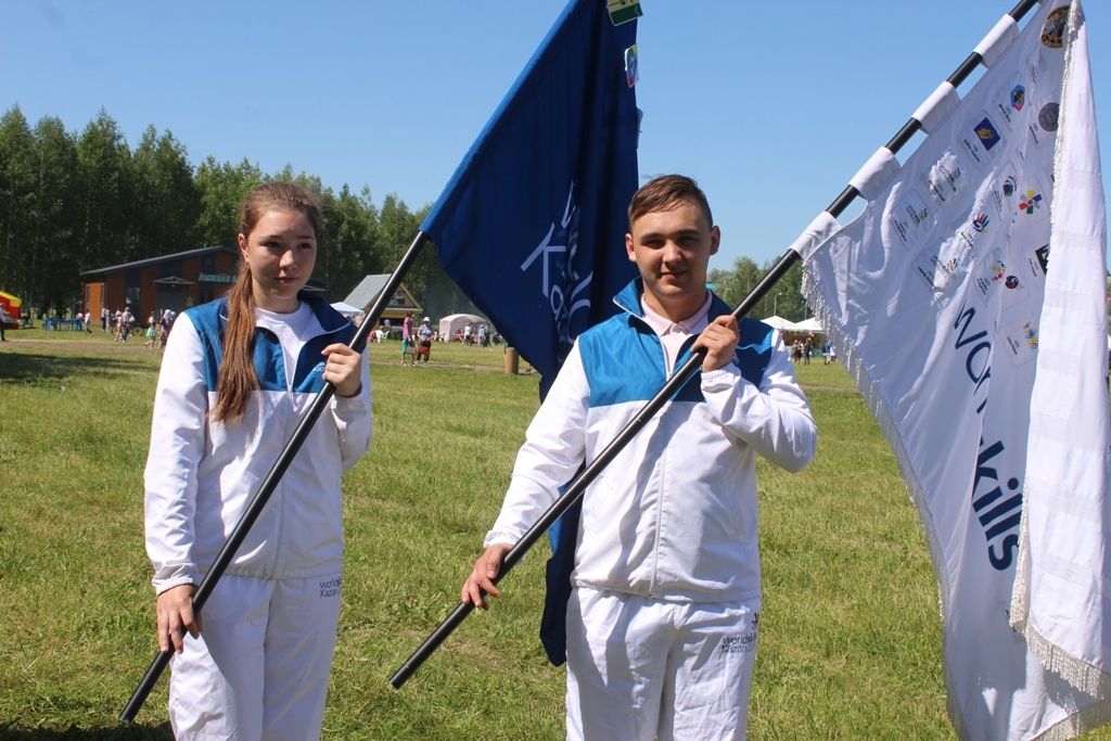 Эстафета флага WorldSkills прибыла в Кайбицкий район