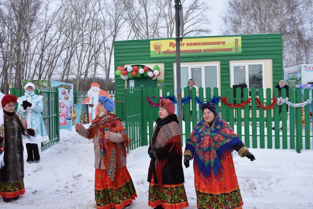 Модульный магазин - подарок ульянковцам на Новый год