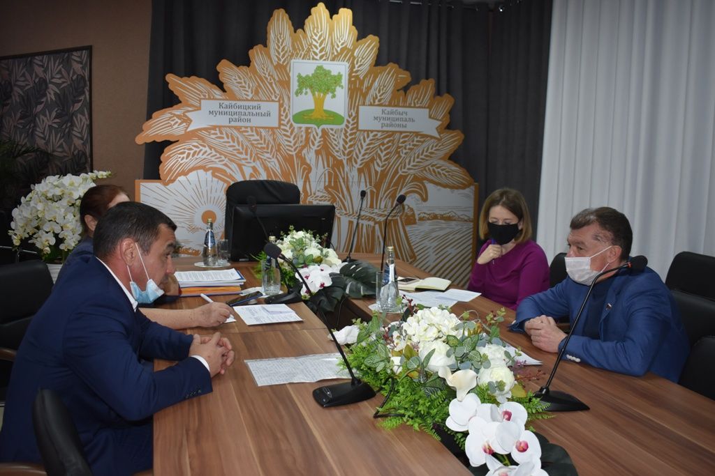 Кайбицы с деловым визитом посетил депутат Государственной Думы РФ Максим Топилин