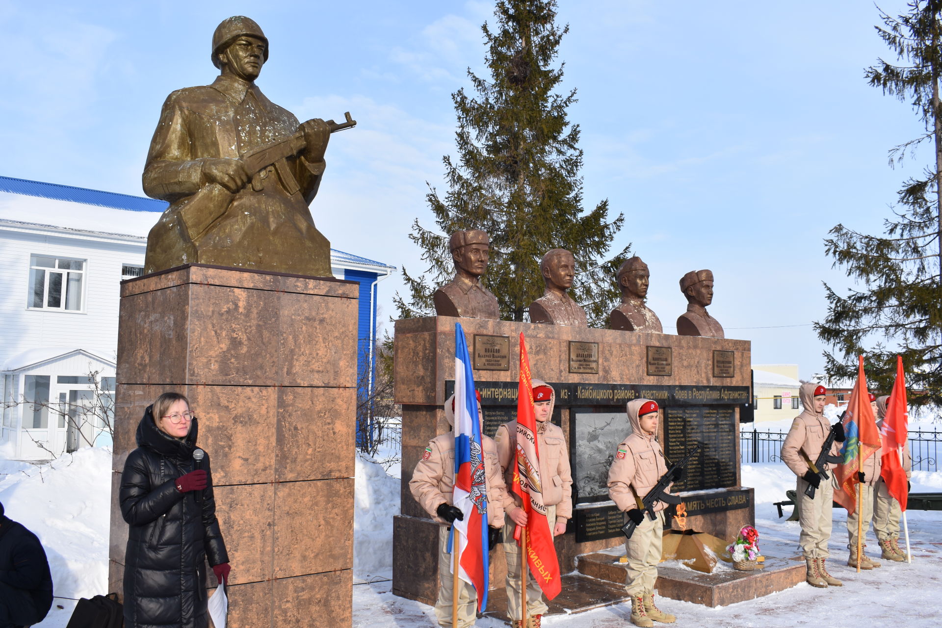 В Кайбицах отметили 33-летие вывода советских войск из Афганистана