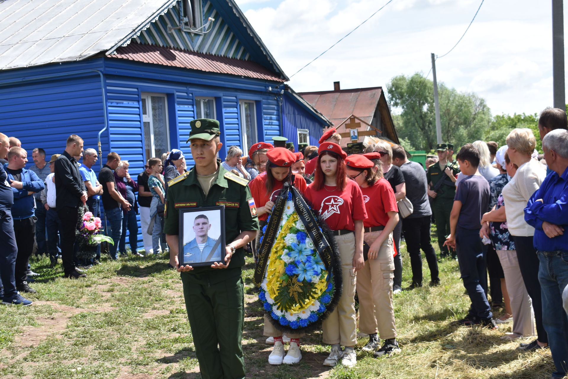 В Кайбицком районе простились с военнослужащим, погибшим в ходе спецоперации на Украине