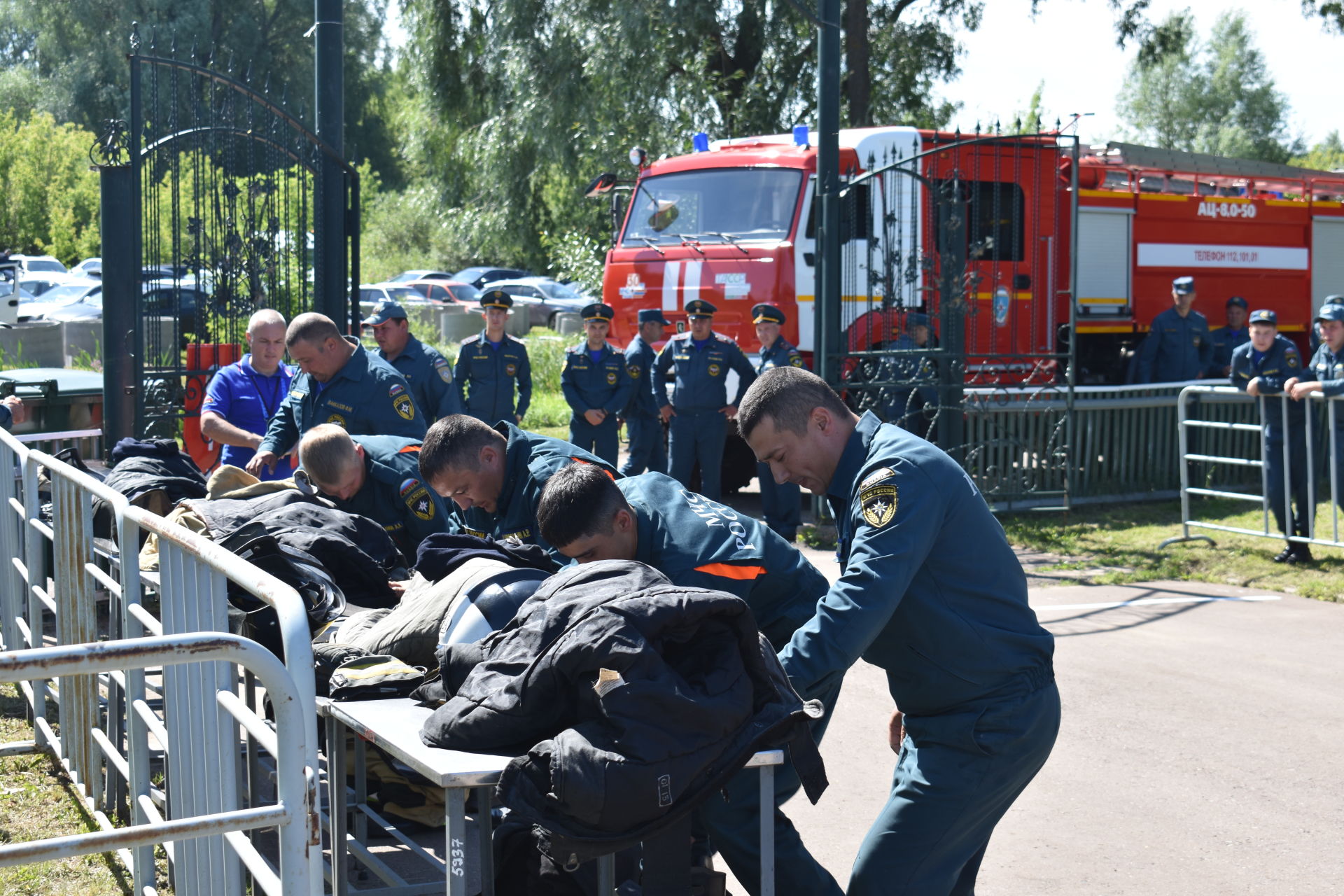 В Кайбицах выявили лучшую пожарную команду республики