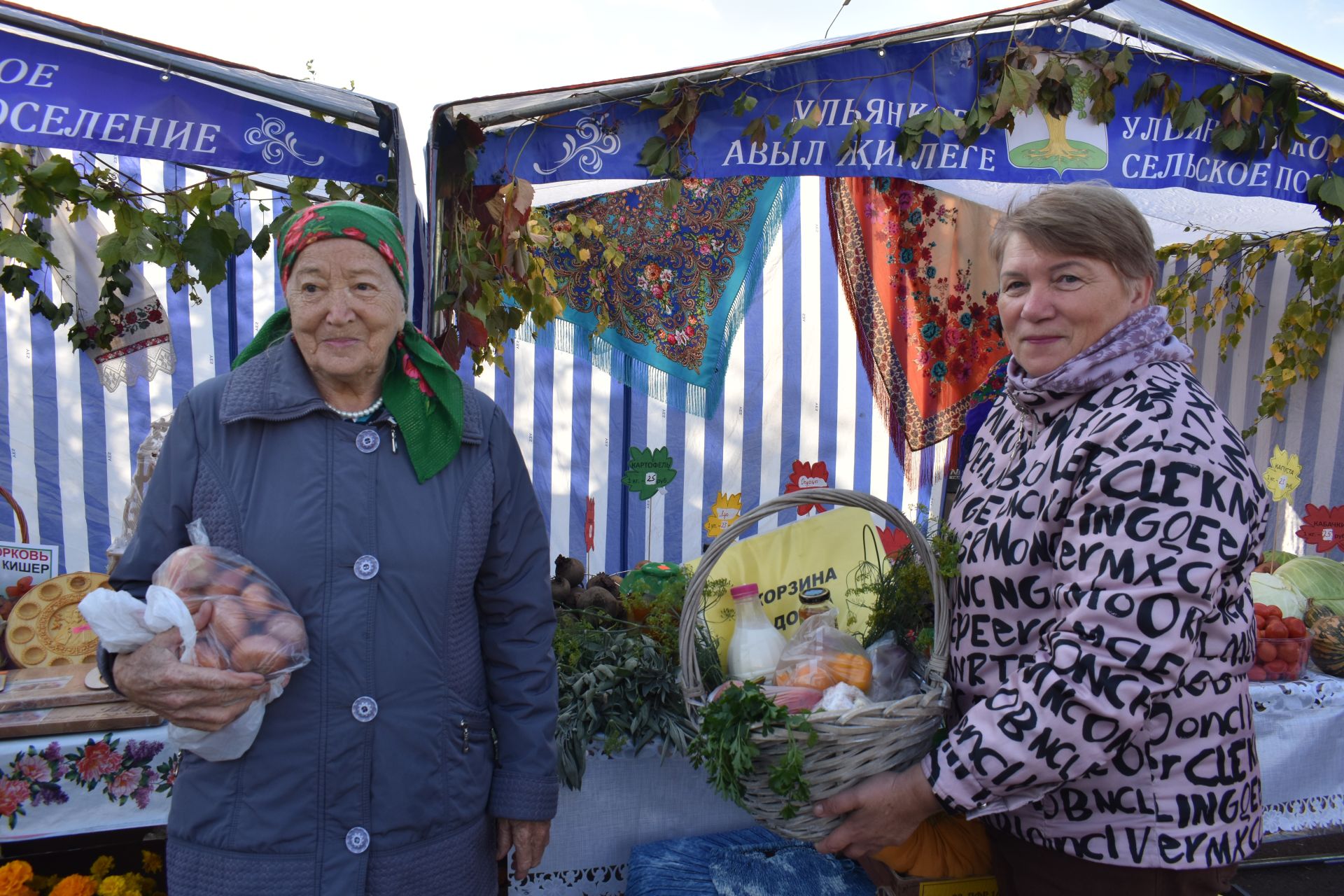 В Больших Кайбицах прошла сельскохозяйственная ярмарка, посвященная Международному дню пожилых людей