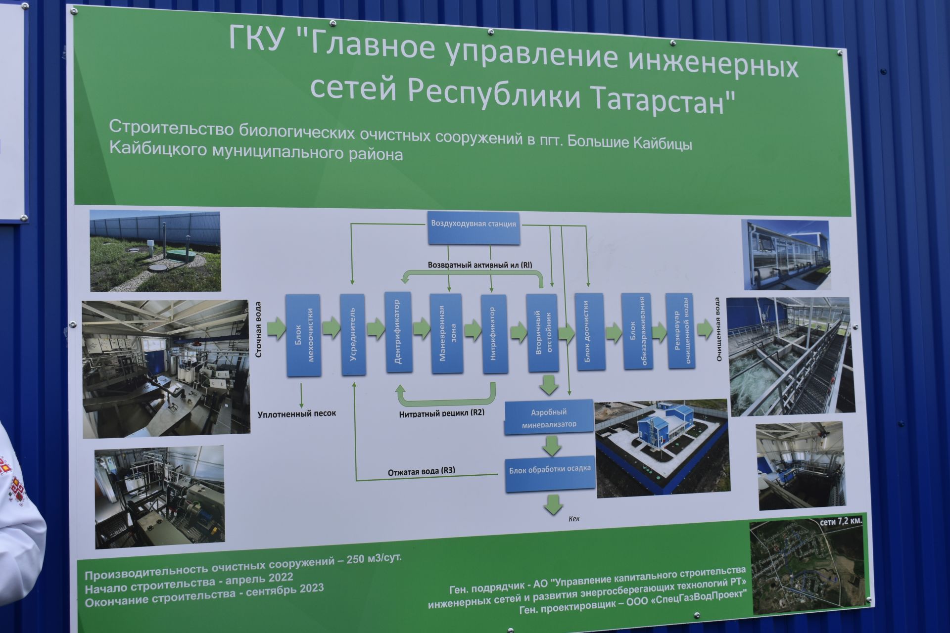 Кайбычта үзәкләштерелгән биологик чистарту корылмасы ачылды