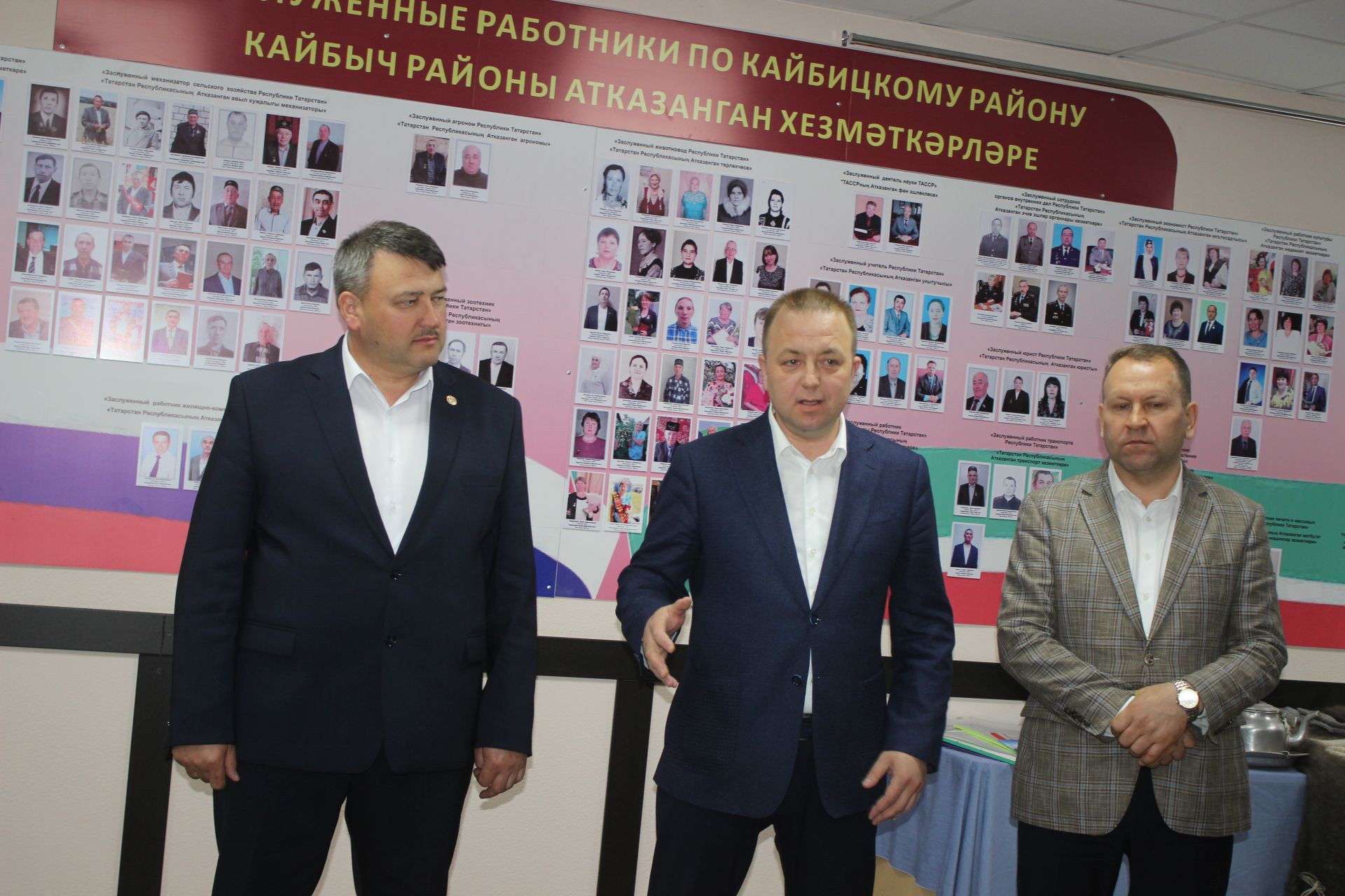 Татарстан авыл хуҗалыгы һәм азык-төлек министры урынбасары Ленар Гарипов Кайбыч ягы музеенда булды