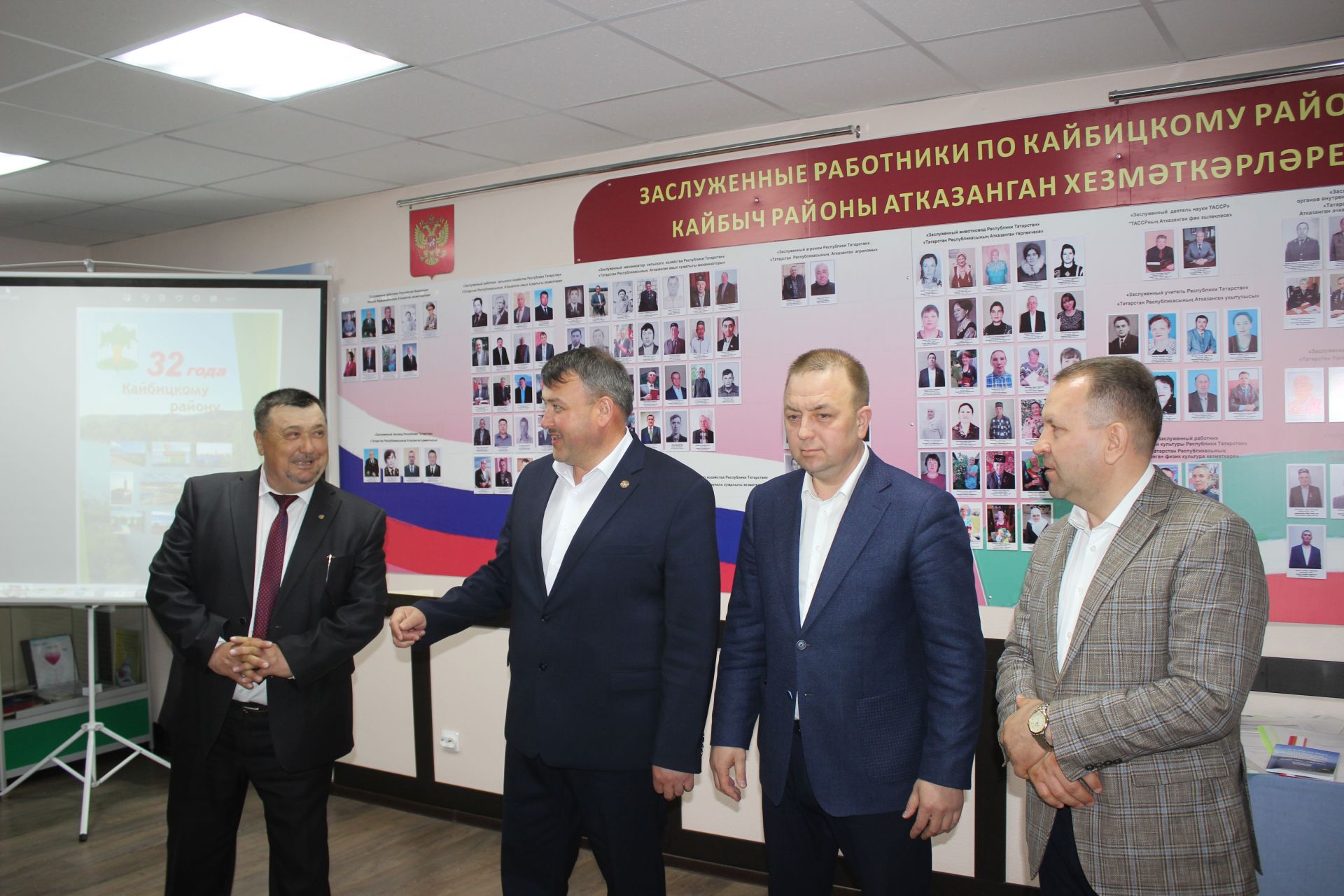 Татарстан авыл хуҗалыгы һәм азык-төлек министры урынбасары Ленар Гарипов Кайбыч ягы музеенда булды