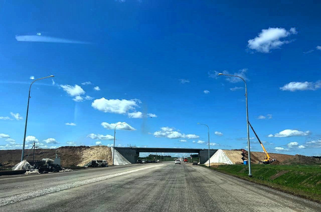 Глава Кайбицкого района ознакомился с ходом строительства М-12