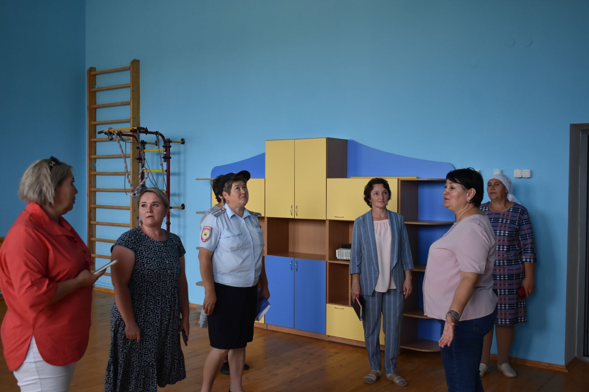 Кайбычта комиссия мәктәпләрнең яңа уку елына әзерлеген бәяләде