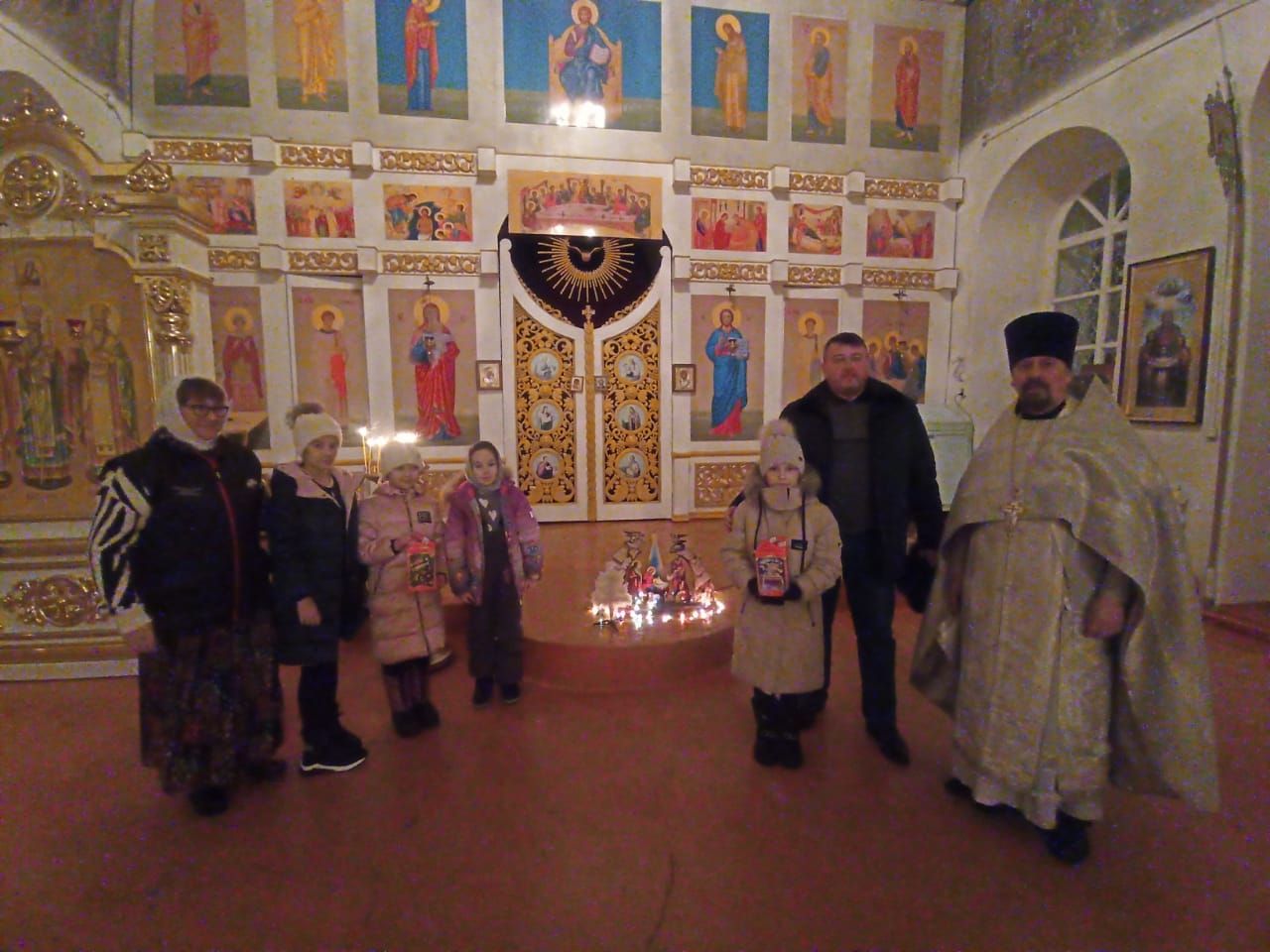 В селах Турминское и Большое Подберезье состоялись праздничные Рождественские богослужения