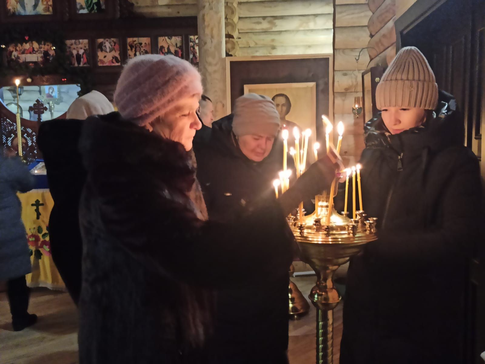В селах Турминское и Большое Подберезье состоялись праздничные Рождественские богослужения