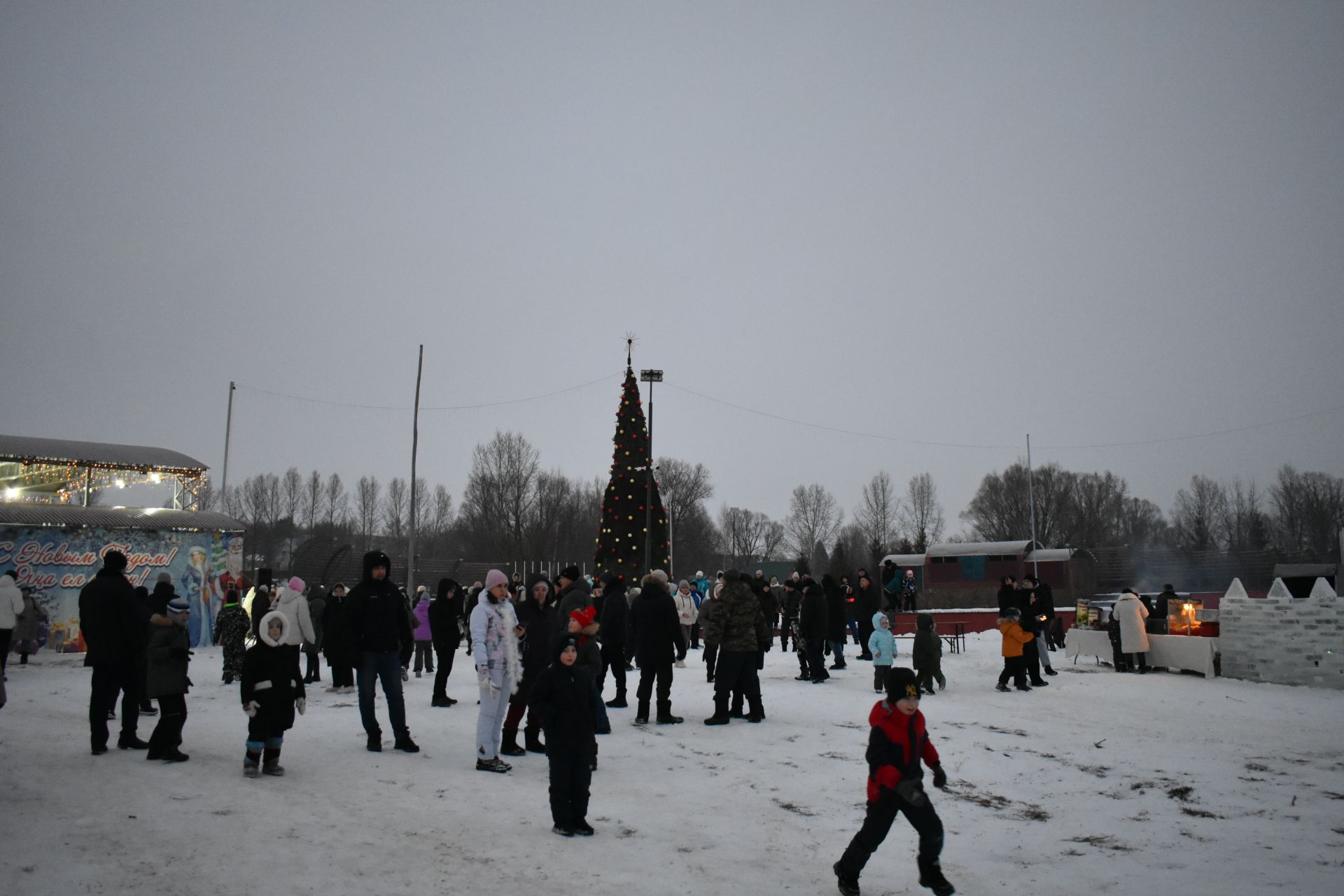 В Кайбицах состоялось открытие главной елки района