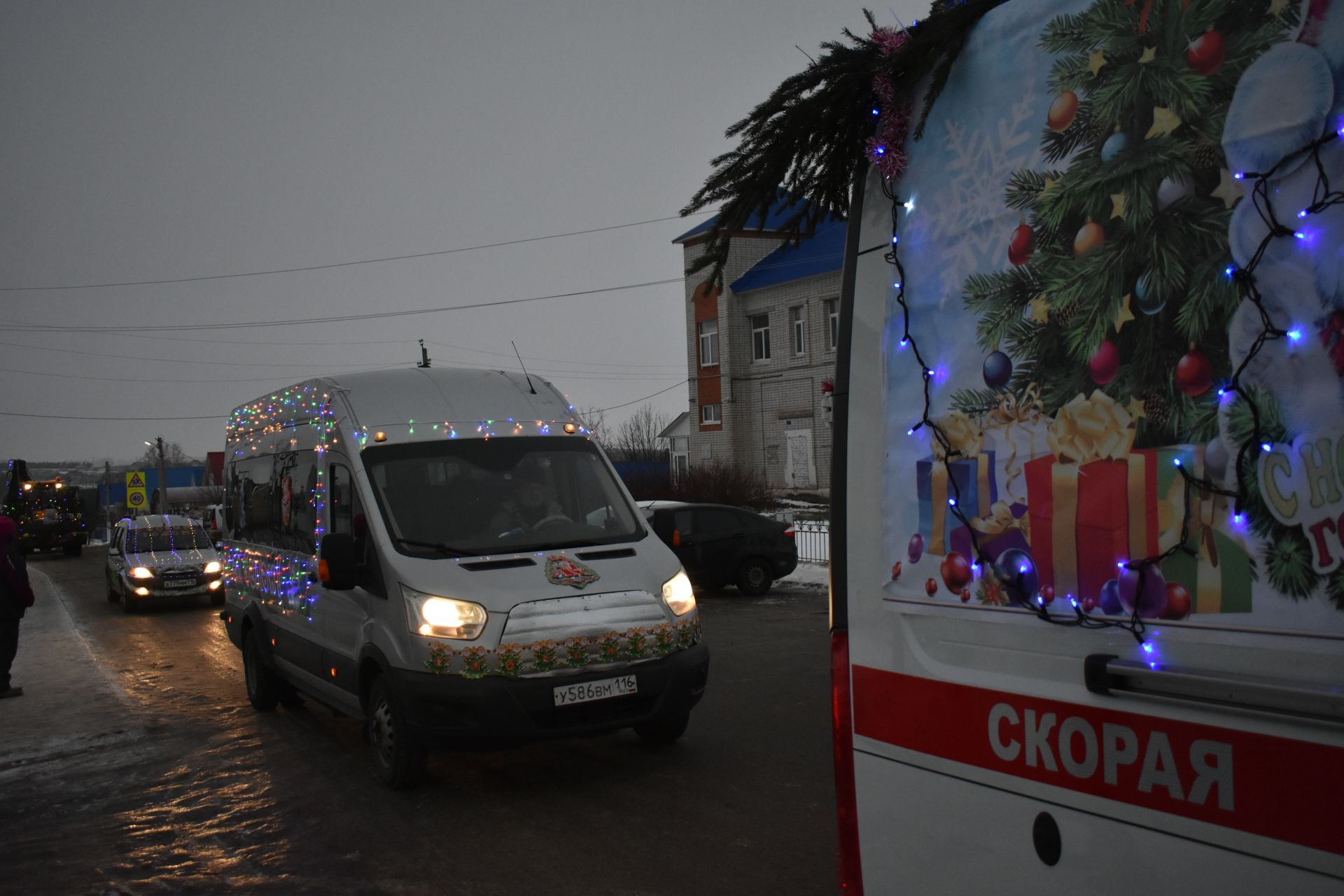 В Кайбицах состоялось открытие главной елки района