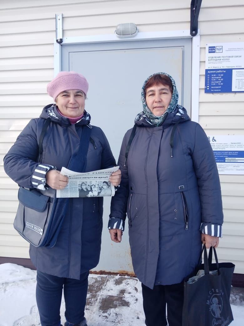 В Кайбицком районе сестры почтальоны радуют односельчан, принося газеты и журналы