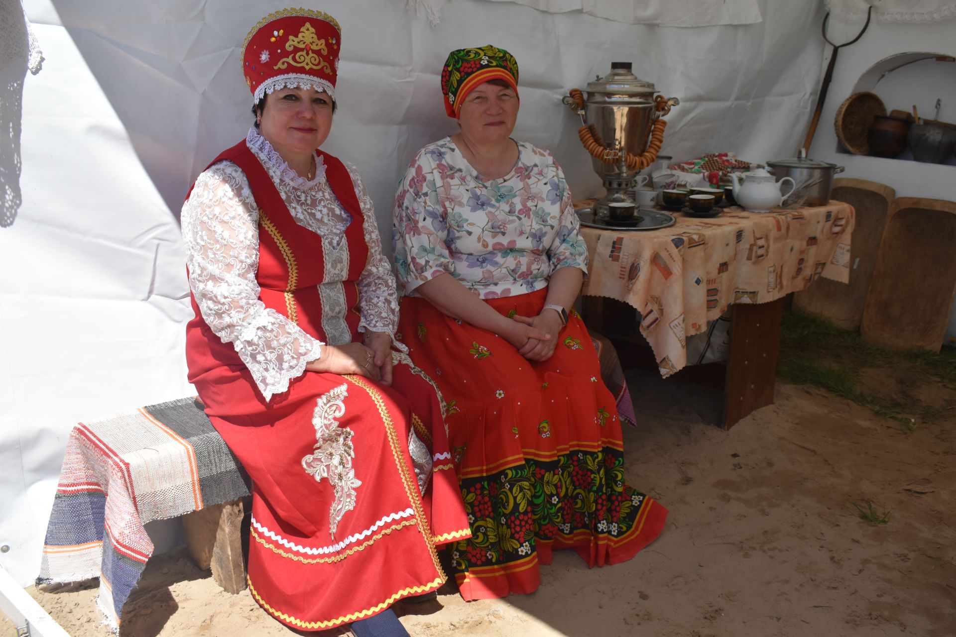 Кайбычлылар Чувашия Республикасы Комсомол районының Урмай авылында Сабантуй бәйрәмен гөрләтеп кайтты