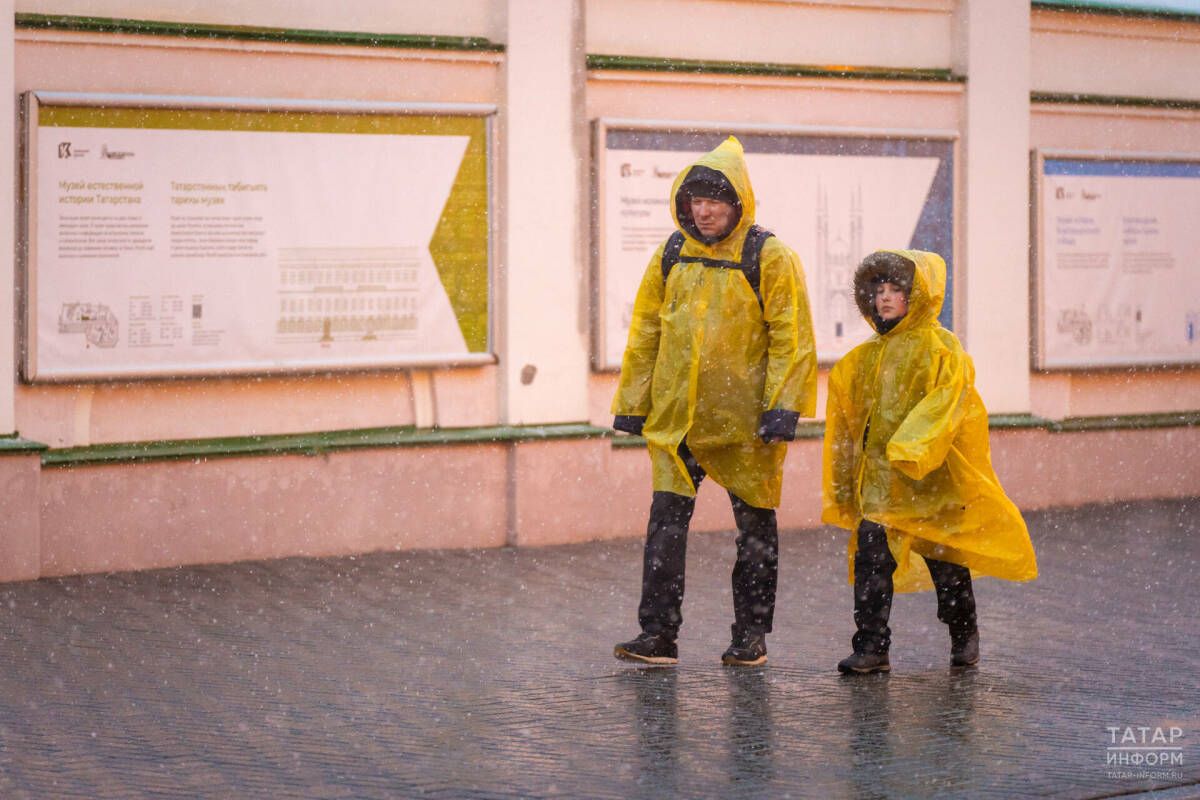 В Татарстане местами пройдет мокрый снег