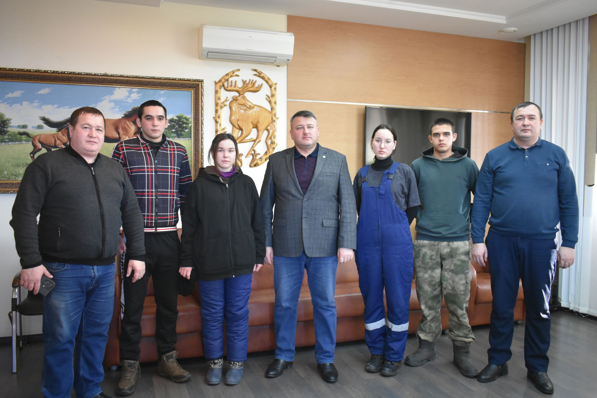Глава района Альберт Рахматуллин встретился со студентами ветеринарного техникума
