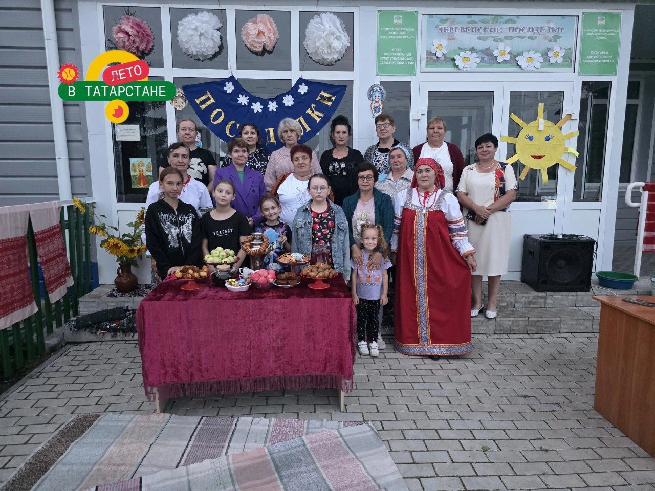 В селе Багаево Кайбицкого района района прошли «Деревенские посиделки», в рамках проекта «Лето в Татарстане»