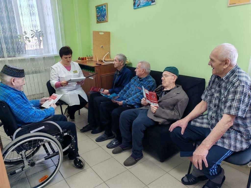 В Кайбицком доме-интернате в рамках Всемирного дня борьбы с глаукомой состоялась просветительская беседа
