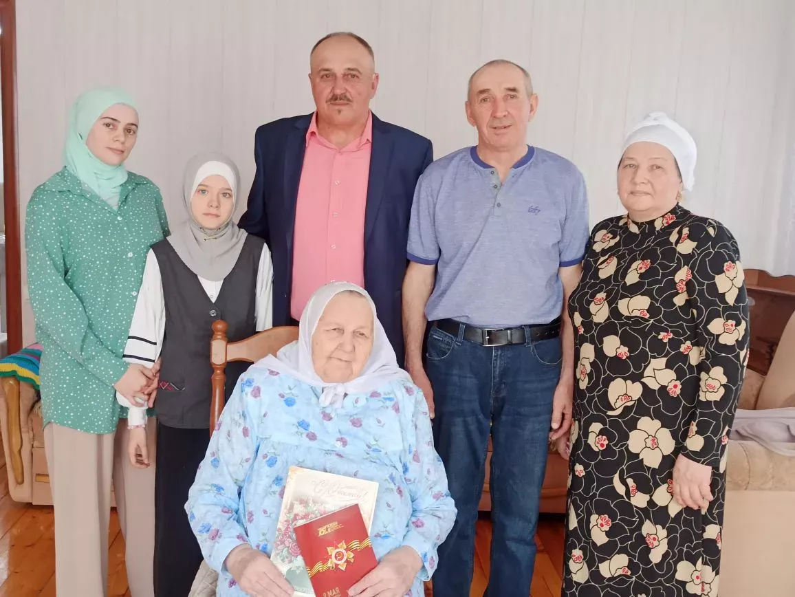 Жительницу Больших Кайбиц чествовали с девяностолетием