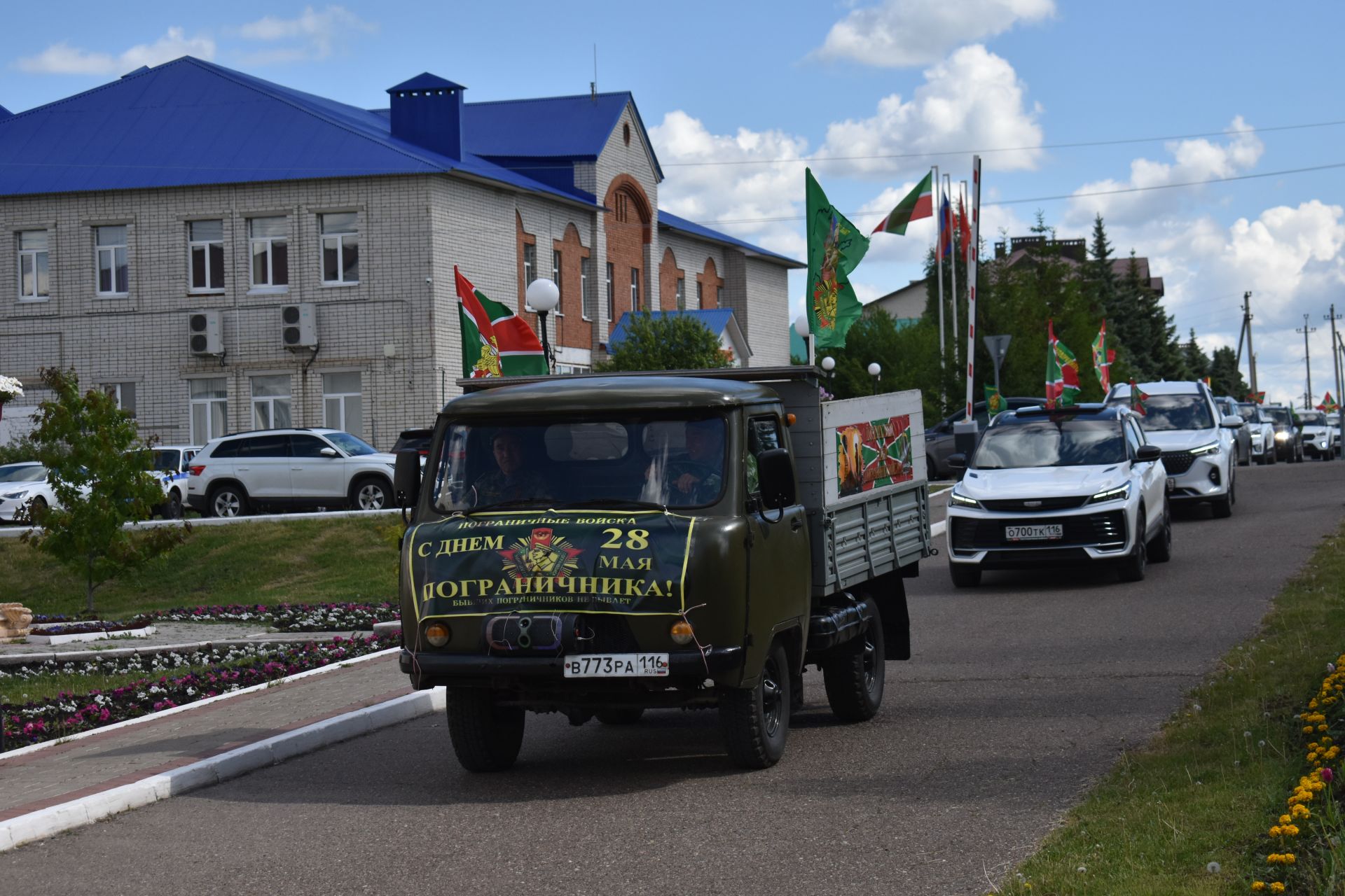 В Кайбицах в День пограничника состоялся митинг с участием ветеранов военной службы