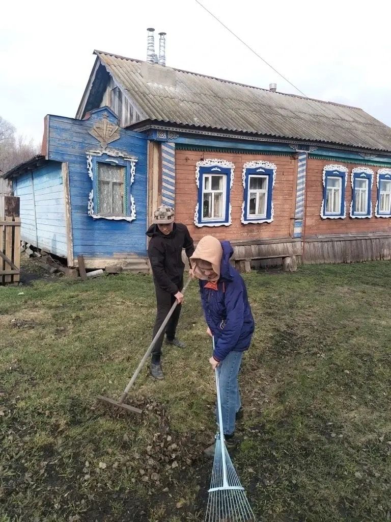 Весенняя неделя добра: юные кайбичане вышли на помощь старшему поколению