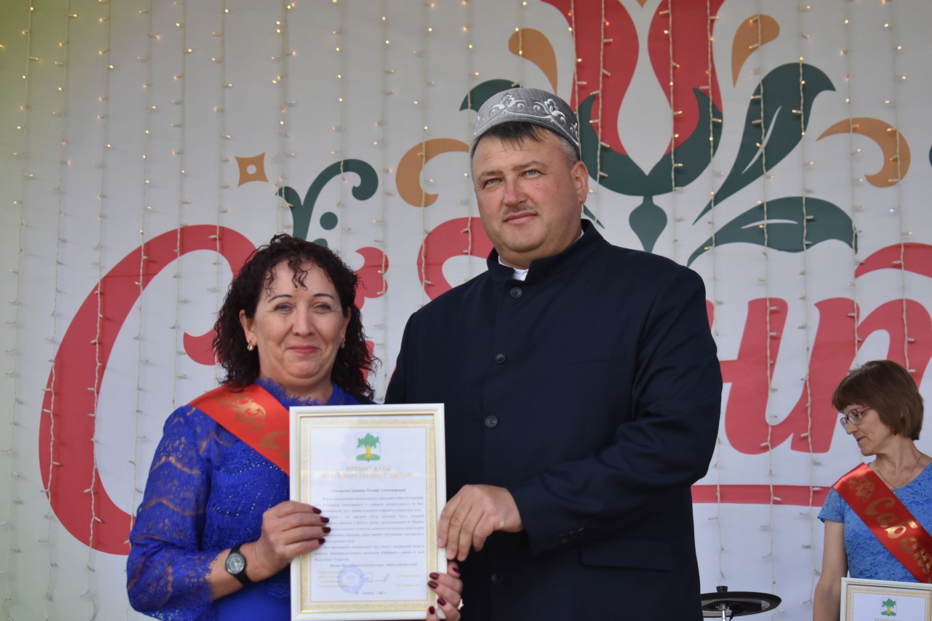 На Сабантуе в Кайбицах чествовали передовиков труда