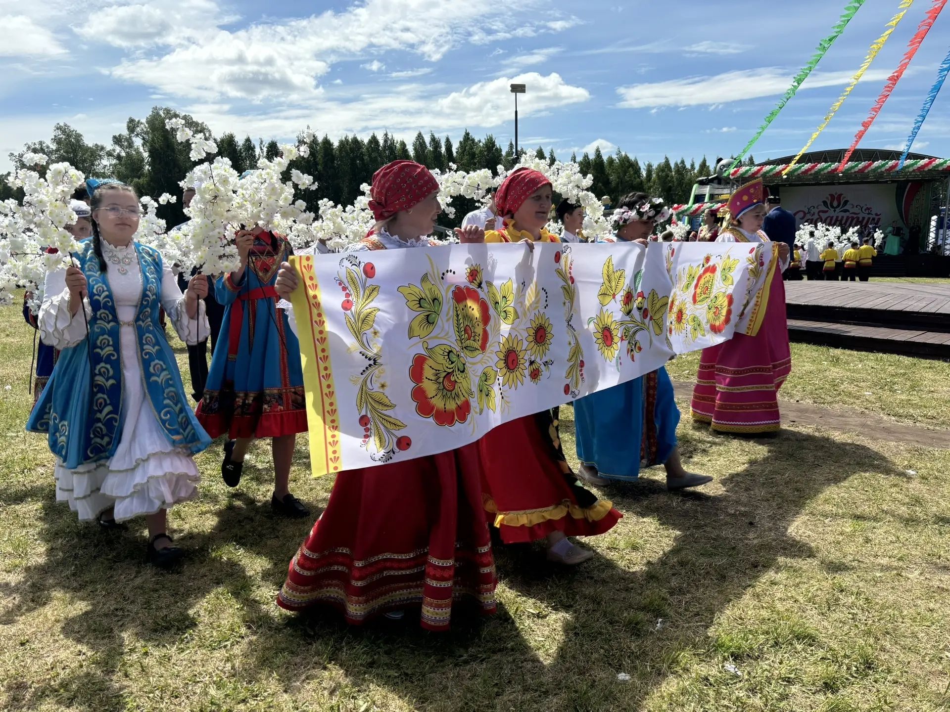 Кайбычта узган Сабантуй бәйрәме мизгелләре