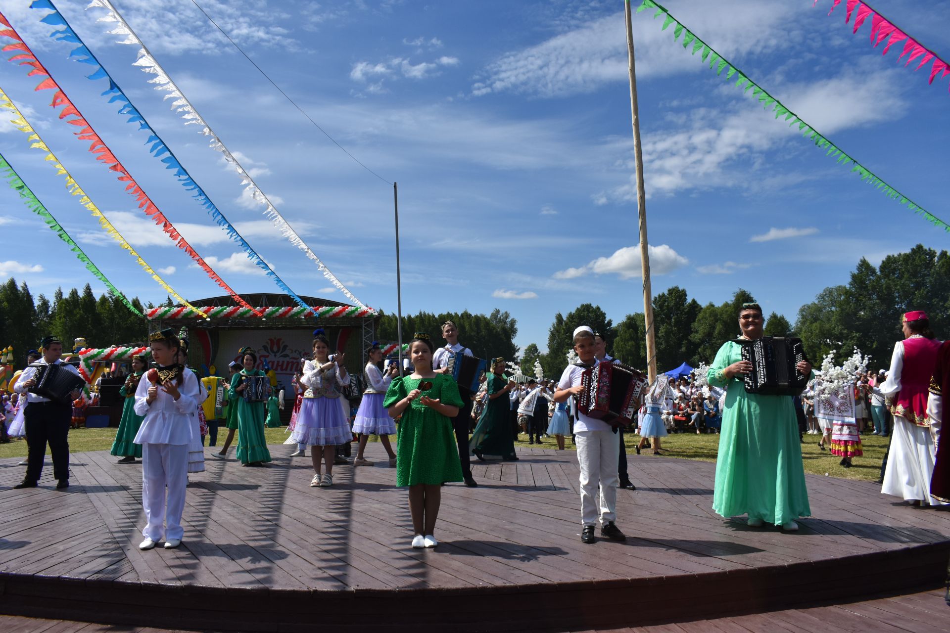 Кайбычта узган Сабантуй бәйрәме мизгелләре