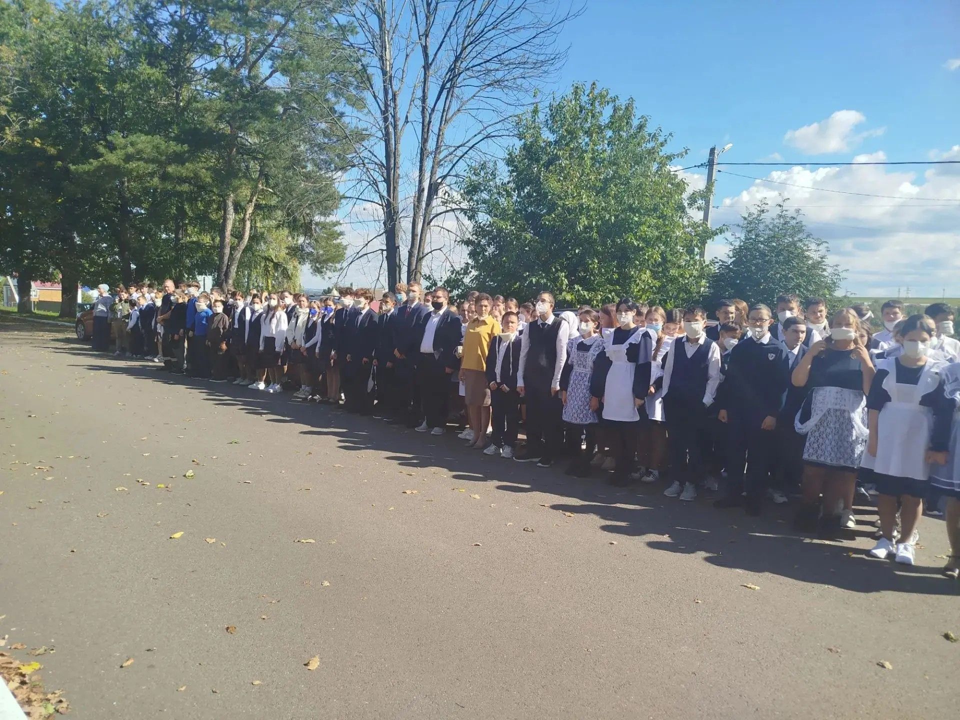 В Большекайбицкой школе провели учебную пожарную тревогу