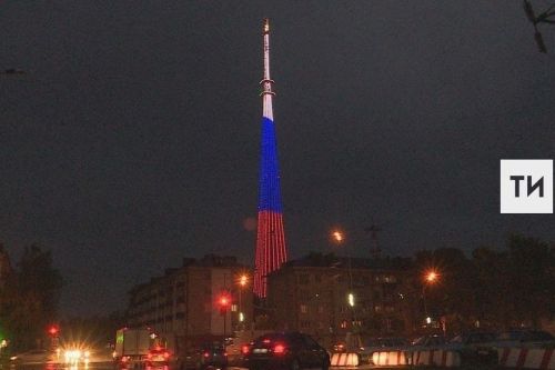 Праздничная подсветка телебашни Казани будет включена все новогодние праздники