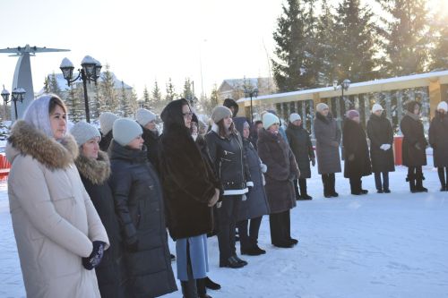 В День героев Отечества в Кайбицах состоялся митинг