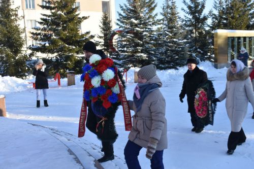 В День героев Отечества в Кайбицах состоялся митинг