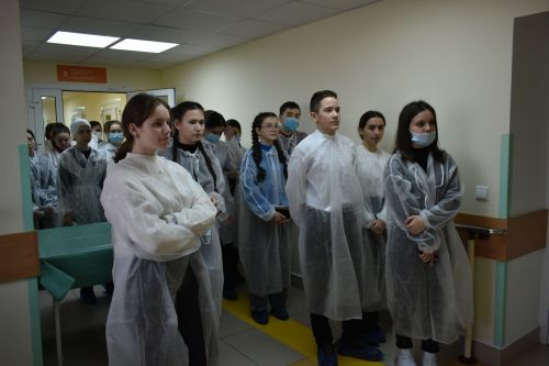 Для школьников в Кайбицкой ЦРБ провели День открытых дверей