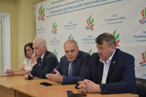 В Кайбицах с деловым визитом побывал главный врач седьмой больницы города Казани