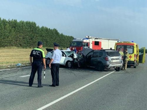 В ДТП на трассе под Челнами пострадали четыре человека