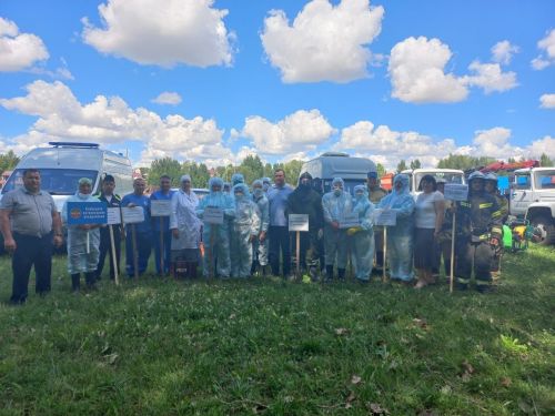В Кайбицком районе прошли командно-штабные учения по ликвидации очага африканской чумы свиней и гриппа птиц