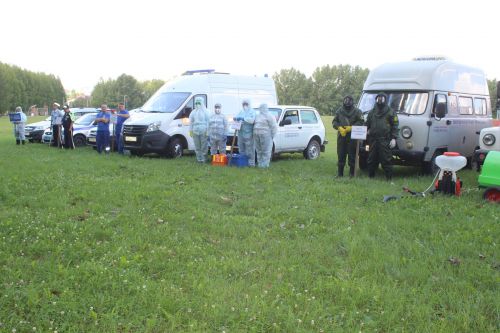 В Кайбицком районе прошли командно-штабные учения по ликвидации очага африканской чумы свиней и гриппа птиц