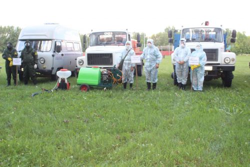 В Кайбицком районе прошли командно-штабные учения по ликвидации очага африканской чумы свиней и гриппа птиц
