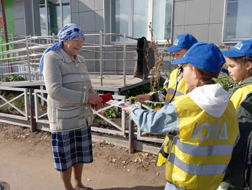 В Кайбицком районе прошла акция «Безопасность пожилого человека на дороге», приуроченная ко Дню пожилых людей