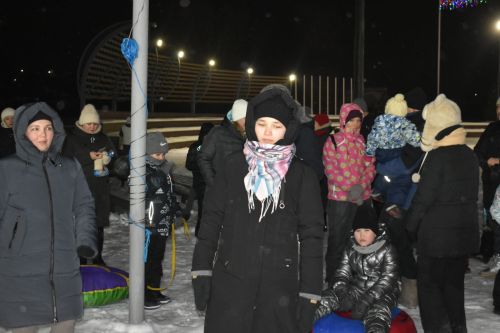 В новогоднюю ночь в Кайбицах разыграли бычка, барана и кролика