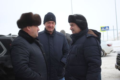 Сегодня в Кайбицах с деловым визитом побывал министр транспорта и дорожного хозяйства Республики Татарстан Фарит Ханифов