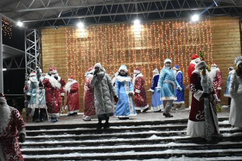 В Кайбицах состоялось открытие главной елки района