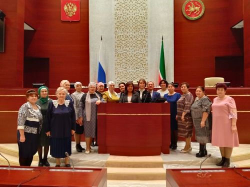 Председатели советов ветеранов первичных отделений Кайбицкого района побывали в Государственном Совете Татарстана