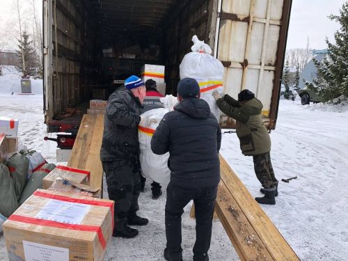 Из Кайбиц в зону спецоперации отправлена очередная партия гуманитарной помощи