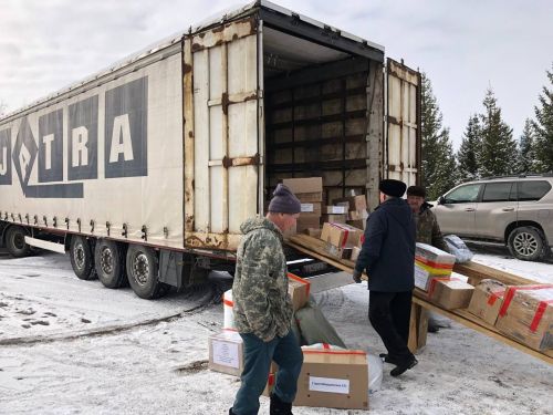 Из Кайбиц в зону спецоперации отправлена очередная партия гуманитарной помощи