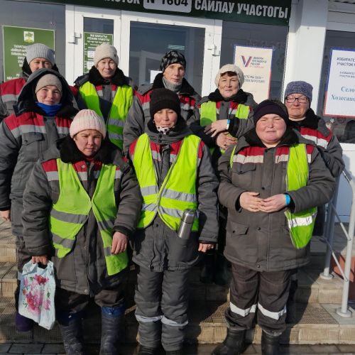 Работники агрофирмы «Август-Кайбицы» на избирательный участок №1604 в Хозесанове к 8 часам утра пришли одними из первых
