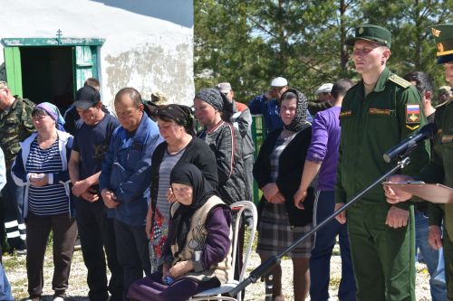 Кайбычта Украинада һәлак булган Федор Молов белән хушлаштылар