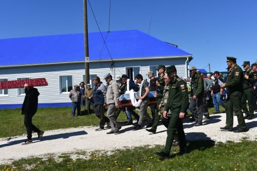 Кайбычта Украинада һәлак булган Федор Молов белән хушлаштылар