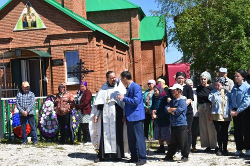 Кайбычта Украинада һәлак булган Федор Молов белән хушлаштылар